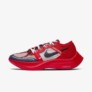 Zapatillas Nike ZoomX Vaporfly Next% x Gyakusou Mujer Rojas Azules | NK863CSW