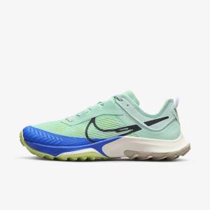 Zapatillas Running Nike Air Zoom Terra Kiger 8 Trail Mujer Verde Menta Gris Azules | NK097KGM