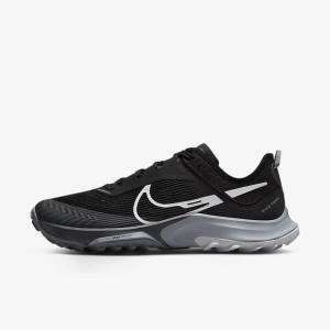 Zapatillas Running Nike Air Zoom Terra Kiger 8 Trail Hombre Negras Gris Oscuro Plateadas | NK837JTO