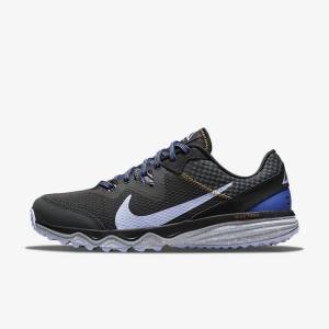 Zapatillas Running Nike Juniper Trail Trail Mujer Gris Oscuro Negras Verde Menta | NK013ZWB