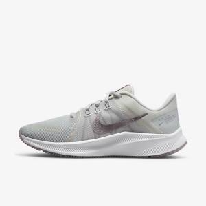 Zapatillas Running Nike Quest 4 Premium Carretera Mujer Negras Rosas Gris Oscuro Blancas | NK371BKZ