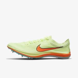 Zapatillas Running Nike ZoomX Dragonfly Athletics Distance Spikes Hombre Turquesa Negras Naranjas | NK074XLT