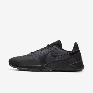 Zapatillas Training Nike Legend Essential 2 Hombre Negras Gris Oscuro | NK802GKF